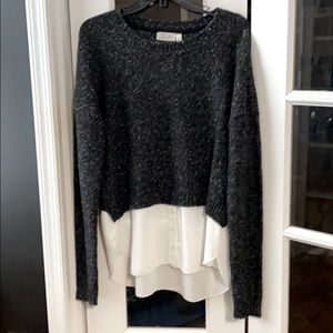 Sweater/blouse hybrid!